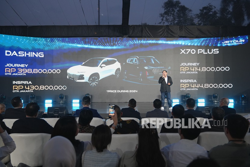 Jetour secara resmi meluncurkan dua model SUV premium, Jetour Dashing dan Jetour X70 Plus, di Dome Spark Senayan, Jakarta. 