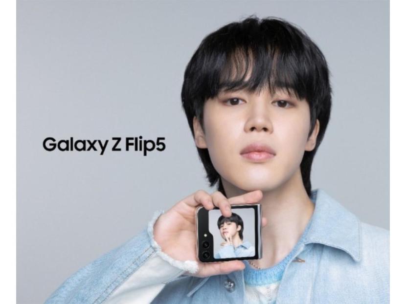 Jimin dalam iklan Samsung Galaxy Z Flip 5 membuat penggemar heboh.