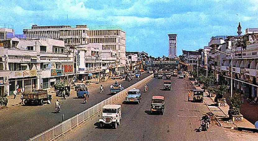 Jln Jendral Sudirman Jakarta tahun 1970.