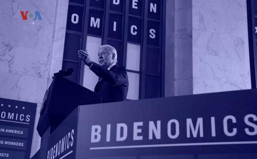 Kebijakan bidenomics Joe Biden (ilustrasi).