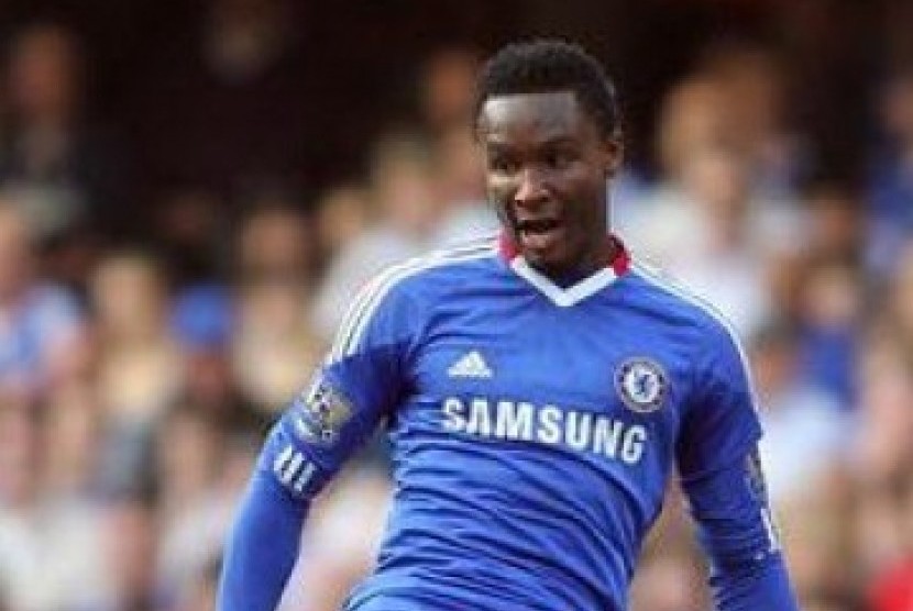 John Obi Mikel saat masih berseragam Chelsea.