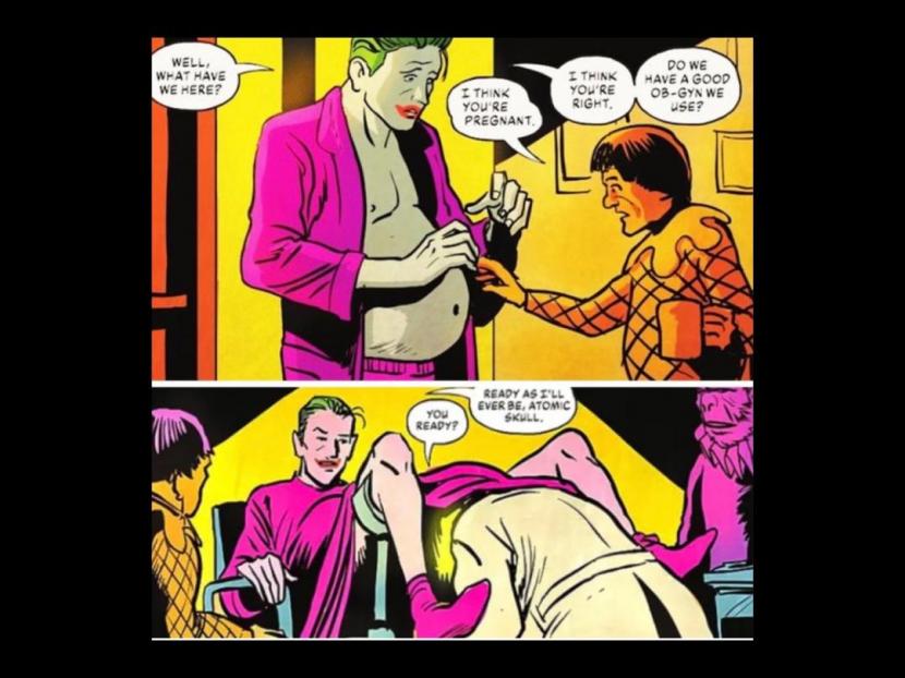 Joker dikisahkan hamil di chapter terbaru serial 