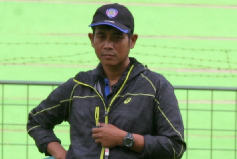 Pelatih Persik Kediri Joko Susilo.