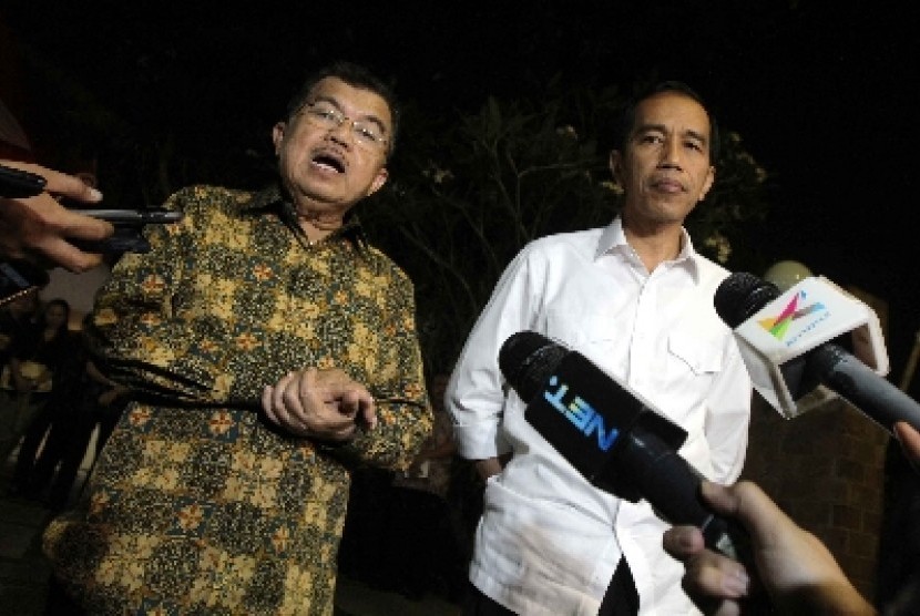 Joko Widodo dan Jusuf Kalla.