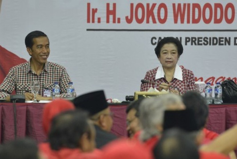 Joko Widodo (Jokowi) bersama Megawati Sukarnoputri