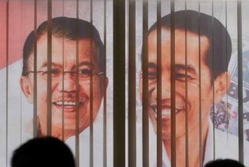 Picture of Indonesia's new leaders, President Joko Widodo (right) and VP Jusuf Kalla. (File)