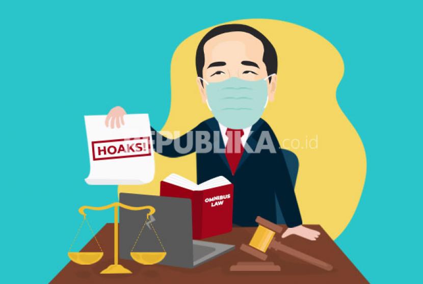 Jokowi jawab hoaks seputar UU Cipta Kerja