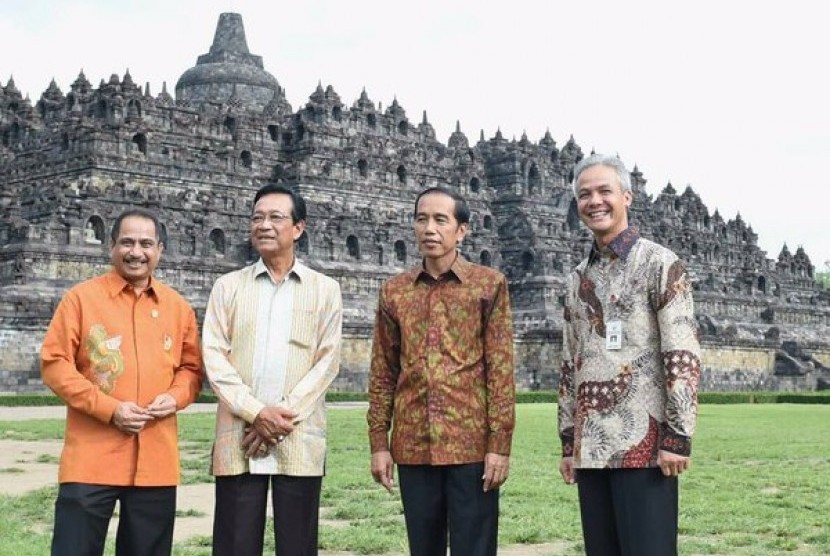 Jokowi kunjungi Candi Borobudur