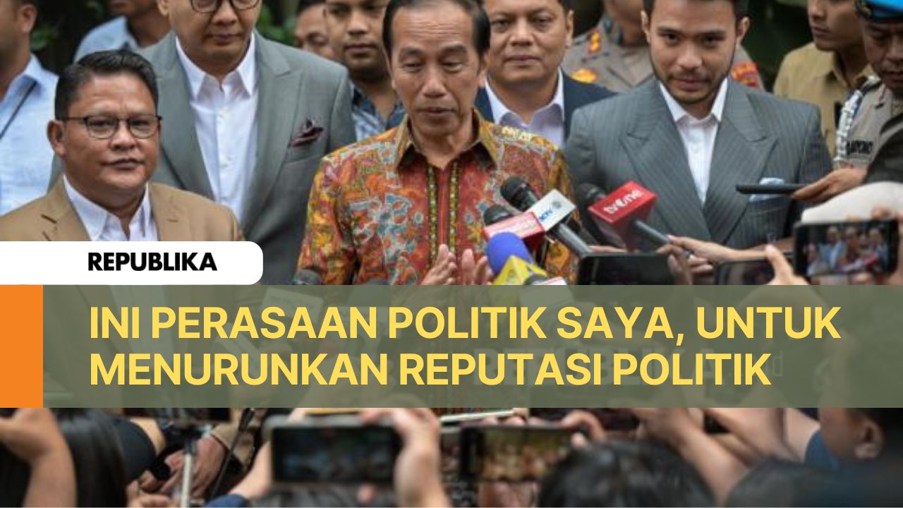 Jokowi Sebut Ada Agenda Besar di Balik Isu Ijazah Palsu dan Pemakzulan Wapres