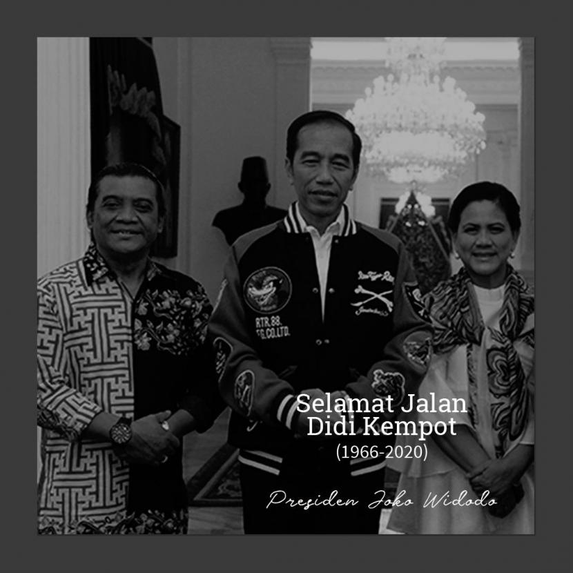 Jokowi Ucapkan Duka Cita Meninggalnya Didi Kempot