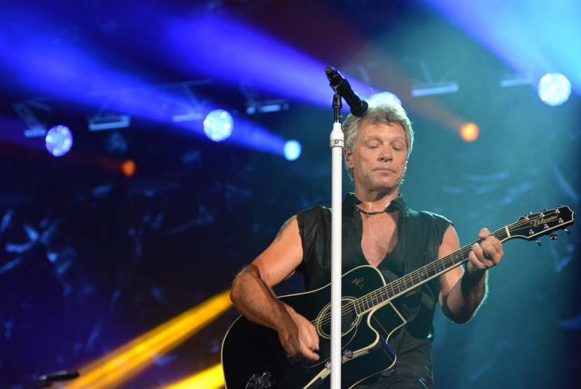 Vokalis Bon Jovi, Jon Bon Jovi. Band asal AS ini akan meluncurkan album baru yang memuat tribute untuk George Floyd.
