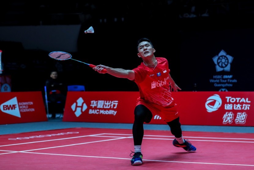 Pebulu tangkis tunggal putra Indonesia, Jonatan Christie.