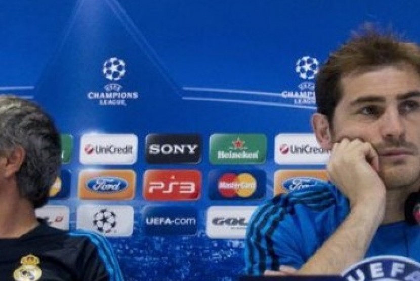 Jose Mourinho dan Iker Casillas