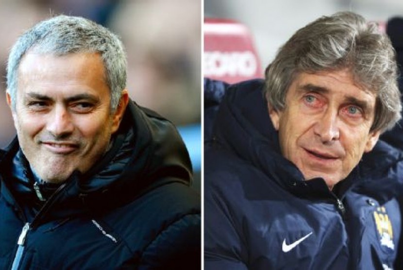 Jose Mourinho dan Manuel Pellegrini.