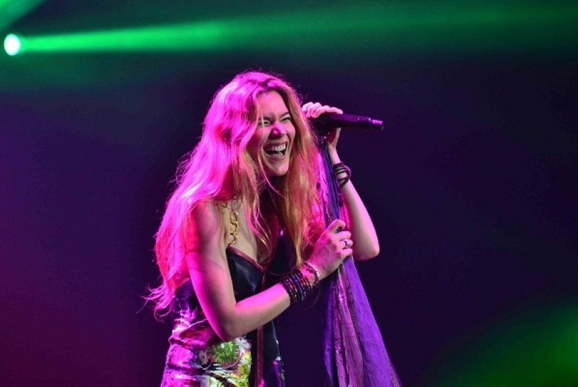 Joss Stone during her performance in Jakarta earlier this month (file photo)