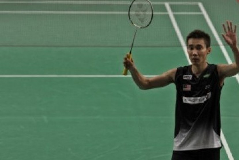 Juara Indonesia Open 2011 Super Series Lee Chong Wei asal Malaysia