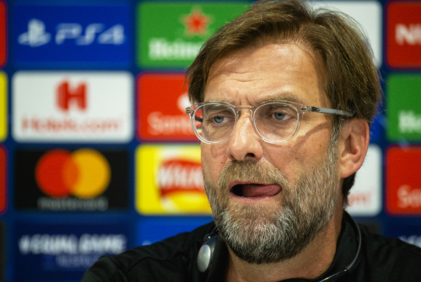 Pelatih Liverpool Juergen Klopp.