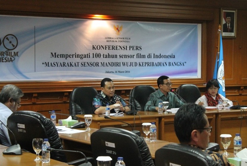 Jumpa pers 100 tahun sensor film di Indonesia 