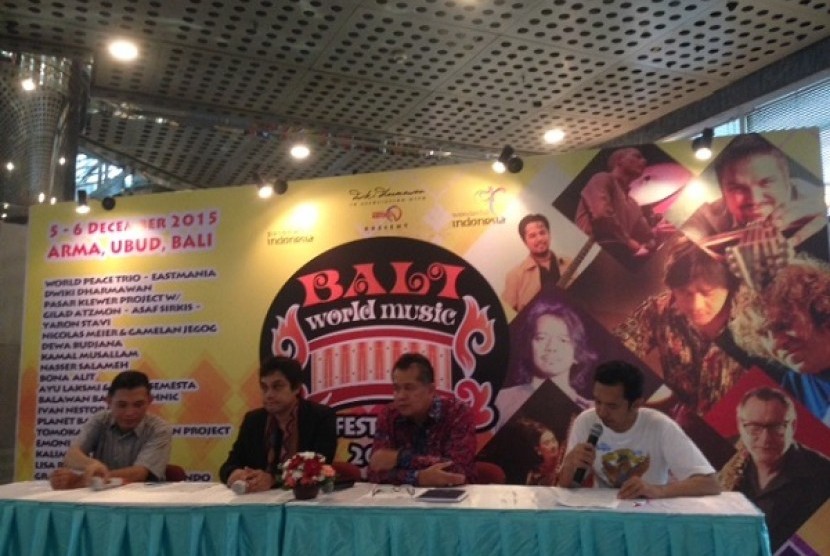 Jumpa pers Bali World Music Festival (BWMF) 2015. 