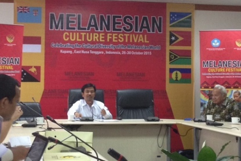 Jumpa pers Festival Melanesian di Kementerian Pendidikan dan Kebudayaan RI