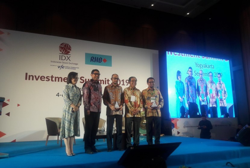 Jumpa pers IDX-RHB Investment Summit 2019 di Marriot Hotel, Yogyakarta, Rabu (4/9).