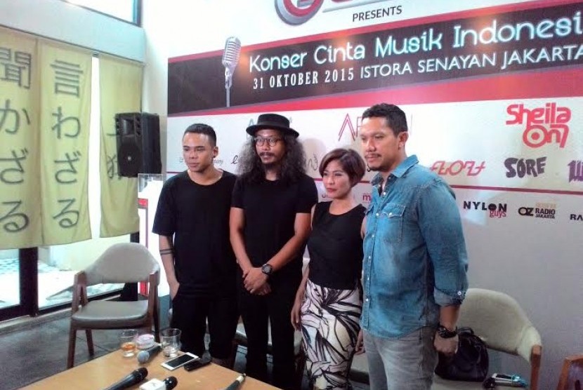 Jumpa pers Konser Cinta Musik Indonesia 2015