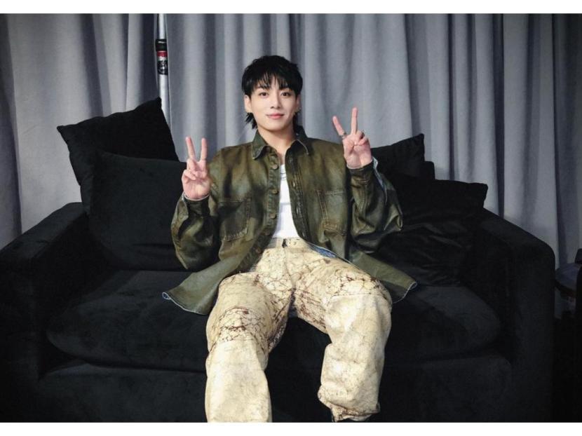 Jungkook BTS. Jungkook mengungkapkan, sempat mengalami cedera bahu ketika syuting Calvin Klein. (ilustrasi)