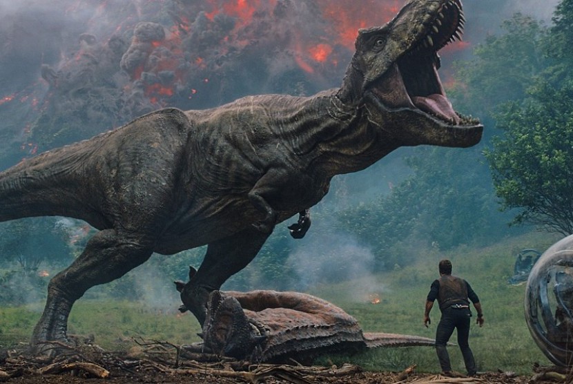 Film 'Jurassic Park' diputar kembali di bioskop drive-in AS selama pandemik (Foto: ilustrasi film Jurassic Park)