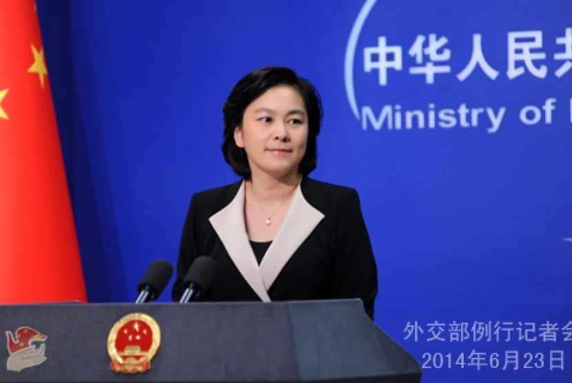 juru bicara Departemen Luar Negeri Cina, Hua Chunying.