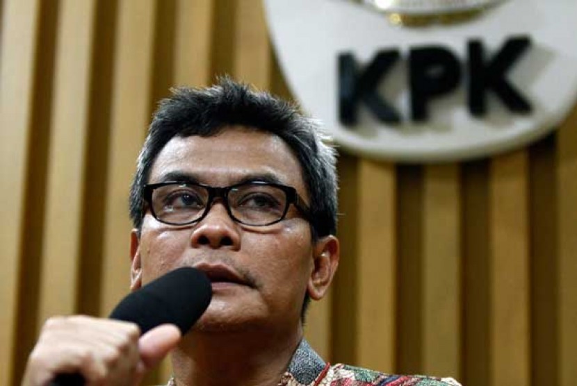 Spokeperson of Corruption Eradication Commission (KPK) Johan Budi (file)