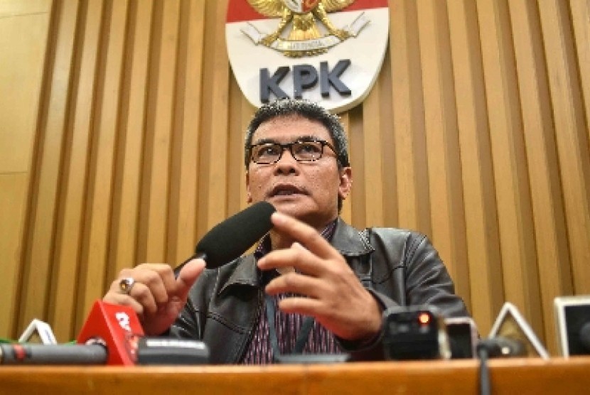 Spokeperson of Corruption Eradication Commission (KPK) Johan Budi (file)