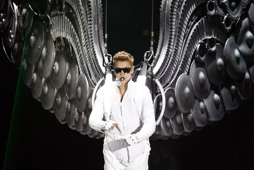 Justin Bieber performs at the First Niagara Center in Buffalo, N.Y., on Monday, July 15, 2013