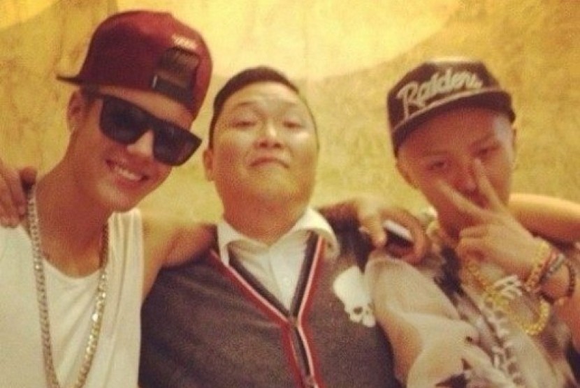 Justin Bieber, Psy dan G Dragon