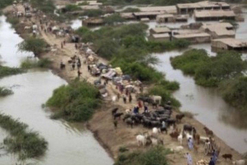 Jutaan warga Pakistan korban banjir kehilangan rumahnya dan membutuhkan bantuan mendesak