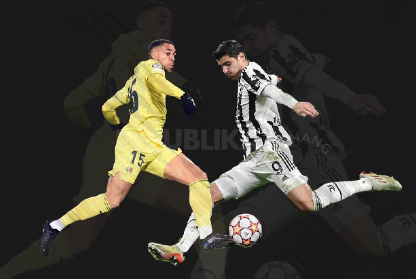 Juventus akan menjamu Villarreal pada leg kedua babak 16 besar Liga Champions
