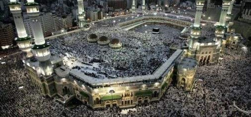 Ka'bah di Masjidil Haram Makkah, kiblat umat Islam.