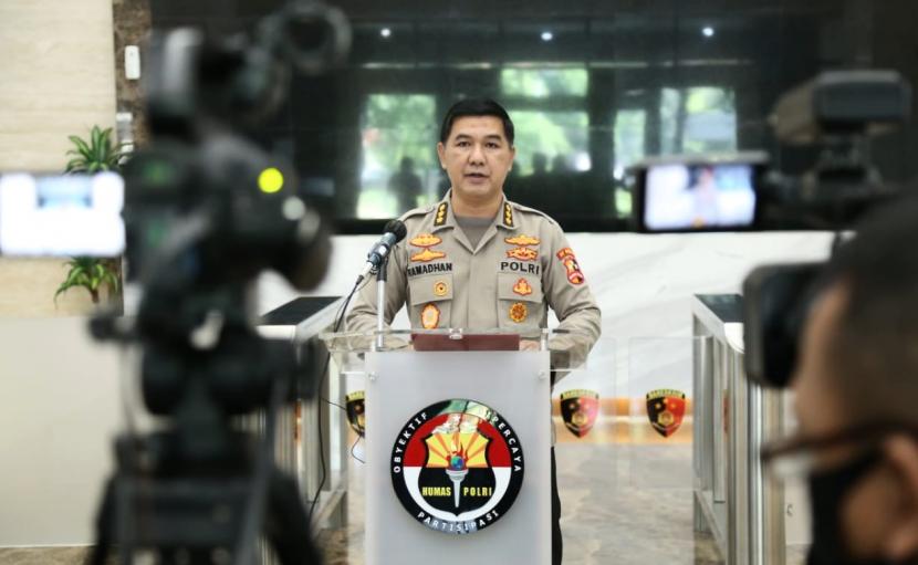 Kepala Bagian Penerangan Umum (Kabagpenum) Divisi Humas Polri Kombes Ahmad Ramadhan