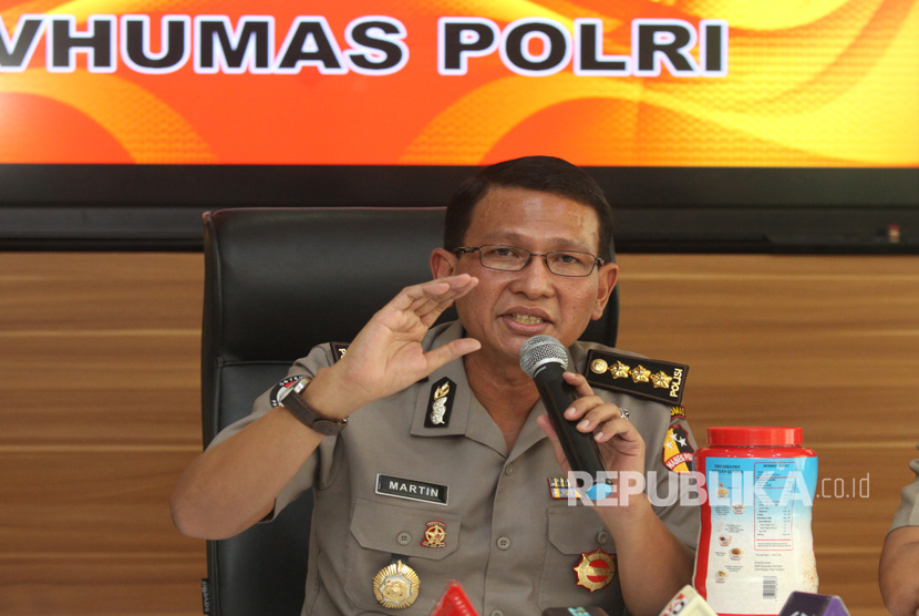 Kabagpenum Divisi Humas Polri Kombes Pol Martinus Sitompul