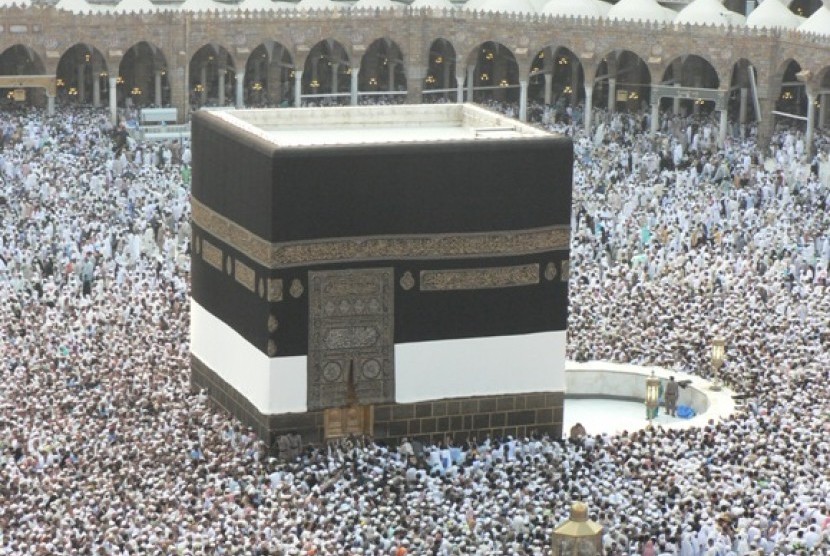 Kabah di Masjidil Haram, Makkah.