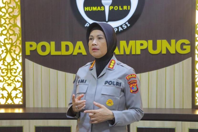 Kabid Humas Polda Lampung, Kombes Umi Fadilah Astutik.