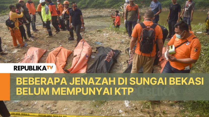 Penemuan 7 jasad di Kali Bekasi.