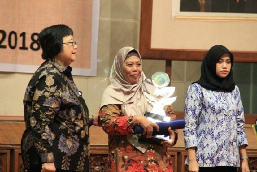 Kabupaten Kepulauan Seribu menerima penghargaan Kampung Iklim 2018. 