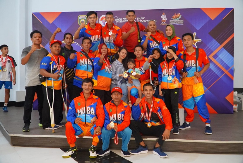 Kabupaten Musi Banyausin (Muba) berhasil menduduki posisi empat klasemen akhir di Pekan Paralimpic Provinsi (Peparprov) Provinsi Sumatera Selatan III, yang digelar di OKU Raya pada tanggal 5 - 13 Desember 2021.