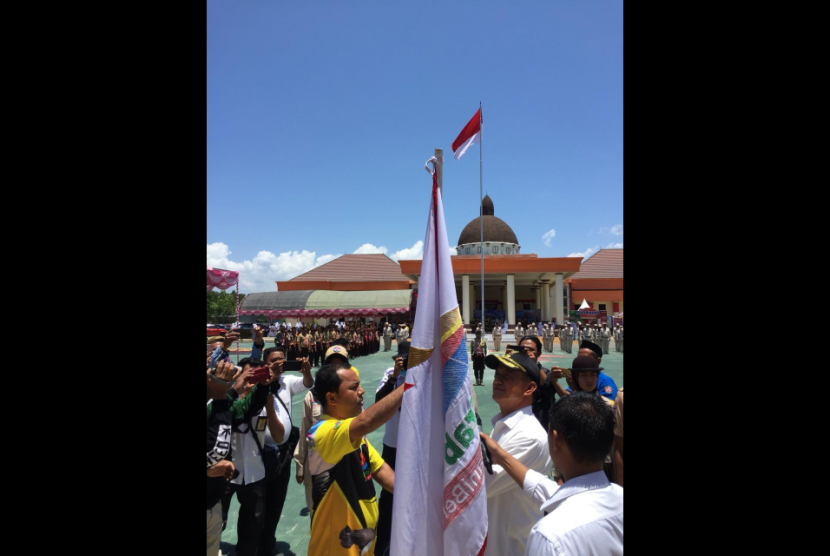 Kabupaten Pohuwatu, Provinsi Gorontalo dipilih sebagai daerah yang menjadi titik singgah kirab pemuda perwakilan dari 34 provinsi dan 10 OKP. 