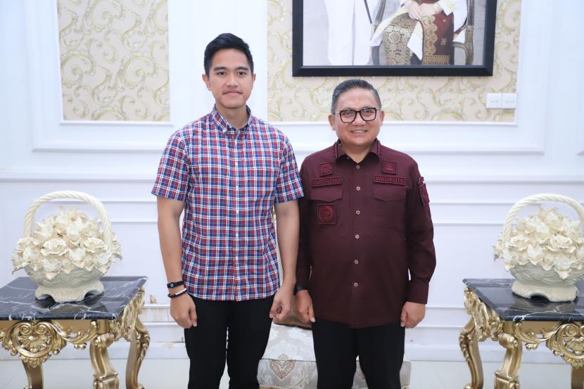 Kaesang bersama Wali Kota Gorontalo,Marten Taha