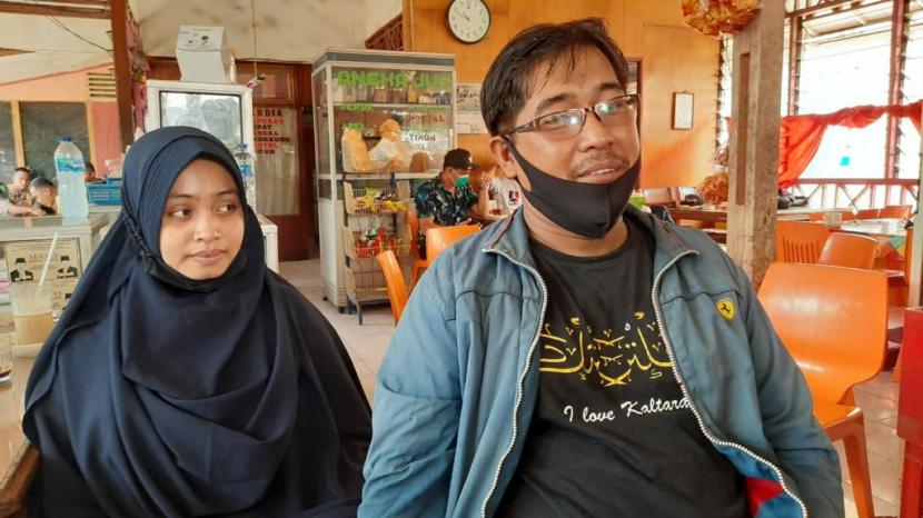 Kafilah Kalimantan Utara Nining R Rusdin Wakiden (29 tahun) mengendarai motor dari Kota Palu menuju Kota Padang. Ia melakukan perjalanan bersama suaminya Hasan CL Bunyu (42).