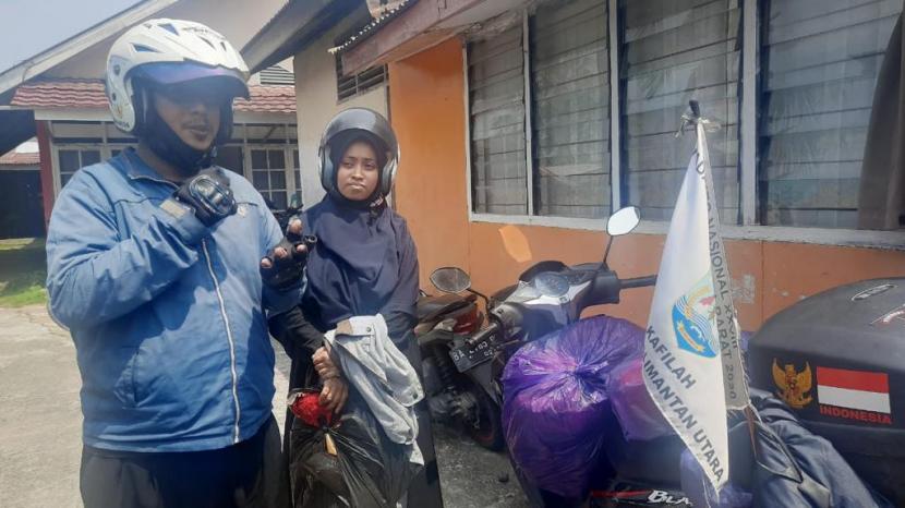 Kafilah Kalimantan Utara Nining R Rusdin Wakiden (29 tahun) berjalan dari Kota Palu menuju Kota Padang dengan sepeda motor. Ia melakukan perjalanan bersama suaminya Hasan CL Bunyu (42).