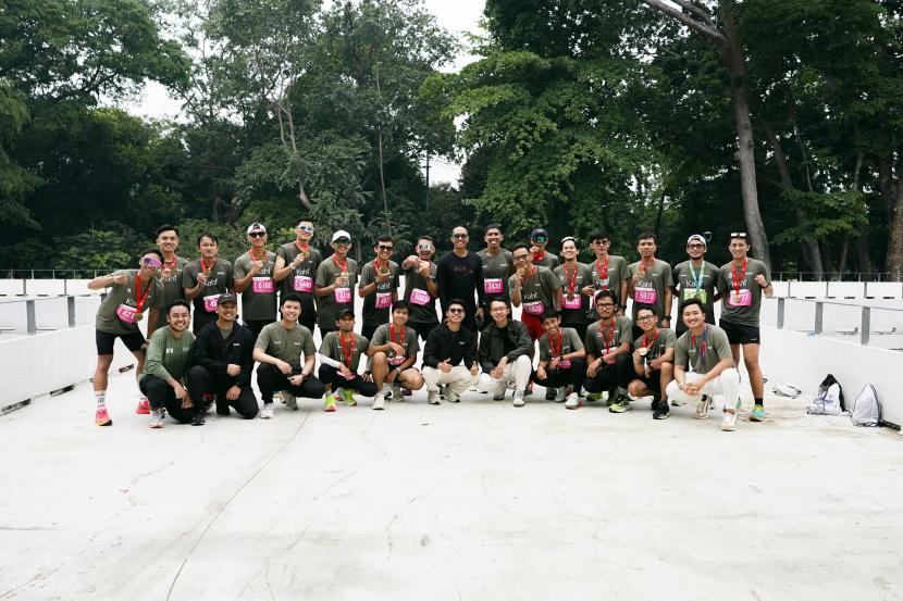 KahfBro yang berpartisipasi dalam Jakarta Running Festival 2024.