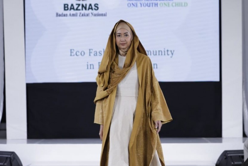 Kain pengrajin Lombok dan Sulteng tampil di Eco Fashion Week Indonesia 2018.