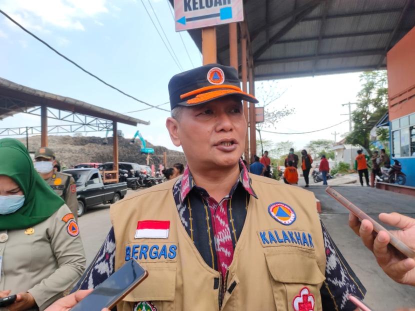  Kalahar BPBD Jateng Bergas Catursasi Penanggungan di TPA Putri Cempo Solo, Selasa (19/9/2023).
